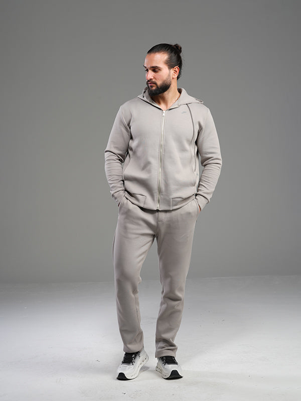 Set Full Zip Hoodie with Straight Pant
